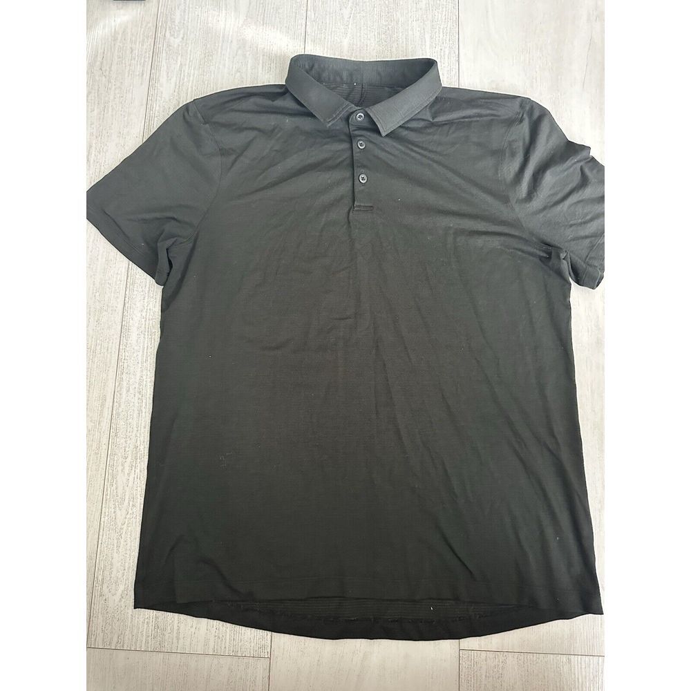 Lululemon Men's‎ Polo Shirt Sz XL Black